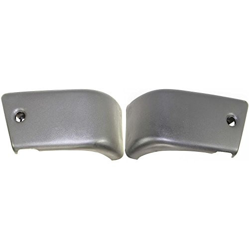 DAT AUTO PARTS Bumper END Set of Two Replacement for 8489 Toyota 4RUNNER 8488 Toyota Pickup 4WD Black Front Left Driver and Right Passenger Side Pair TO1004157 TO1005116