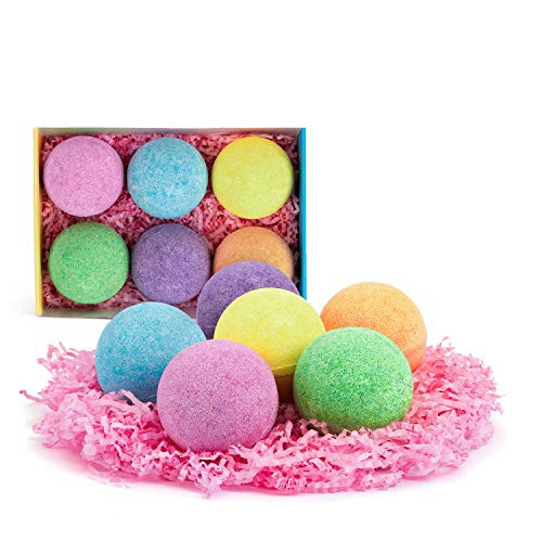 Bath Bombs Gift Set Anjou 6 x 40 oz Vegan Natural Essential Oils Fizzy Spa Moisturizes Dry Skin Bubble Baths Perfect Gift Kit Ideas for Girlfriends Women Moms HerHim Birthday Valentine Bath Bombs Gift Set Anjou 6 x 40 oz Vegan Natural Essential Oils Fizzy Spa Moisturizes Dry Skin Bubble Baths Perfect Gift Kit Ideas for Girlfriends Women Moms HerHim Birthday Valentine