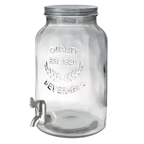 Artland Masonware Beverage Dispenser Jar 15Gallon Clear