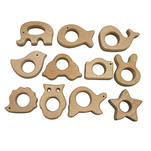 Alenybeby Nature Baby Teething Toys 11pc Wooden Teether Montessori Toys Wood Teether Rings Organic Infant Teether Handmade Pendant Set Shower Gift Type 1 Alenybeby Nature Baby Teething Toys 11pc Wooden Teether Montessori Toys Wood Teether Rings Organic Infant Teether Handmade Pendant Set Shower Gift Type 1