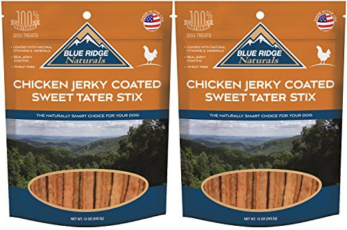 Blue Ridge Naturals Sweet Tater Stix  Chicken Coated 24Ounces