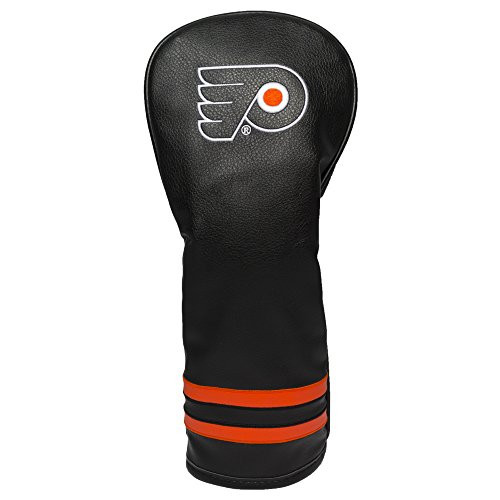Team Golf NHL Philadelphia Flyers Vintage Fairway Golf Club Headcover Form Fitting Design Retro Design  Superb Embroidery
