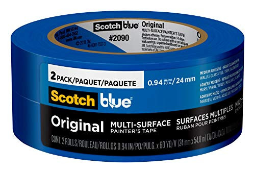 Scotch Painters Tape 209024CC2 Original MultiSurface Painters Tape 094 Width Blue