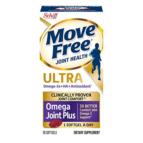 Move Free Ultra Omega 30 softgels Joint Health Supplement with Omega 3 Krill Oil and Hyaluronic Acid