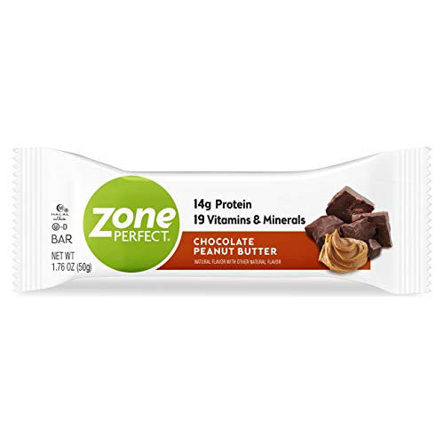 Zone Perfect Protein Bars Chocolate Peanut Butter 14g of Protein Nutrition Bars with Vitamins Minerals Great Taste Guaranteed 20 Bars Zone Perfect Protein Bars Chocolate Peanut Butter 14g of Protein Nutrition Bars with Vitamins Minerals Great Taste Guaranteed 20 Bars