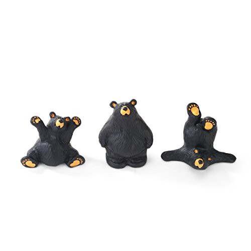 Big Sky Carvers 3 Fun Bears Figurine Set Mini