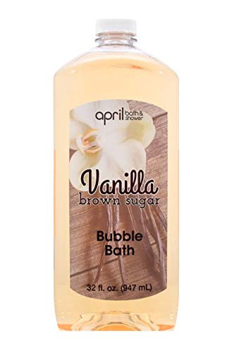 April Bath  Shower Vanilla Brown Sugar Bubble Bath 32 fl oz Packaging may vary