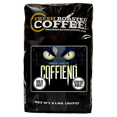 Fresh Roasted Coffee LLC Coffiend Coffee Artisan Blend MediumDark Roast Whole Bean 2 Pound Bag Fresh Roasted Coffee LLC Coffiend Coffee Artisan Blend MediumDark Roast Whole Bean 2 Pound Bag