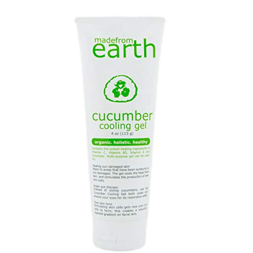 Made from Earth Cucumber Cooling Gel  Organic Cucumber Aloe Vera and Vitamin C