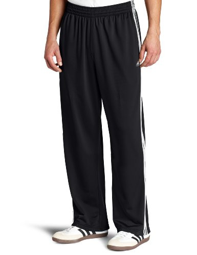 adidas Mens 3Stripe Tricot Pant BlackWhite 5XTall