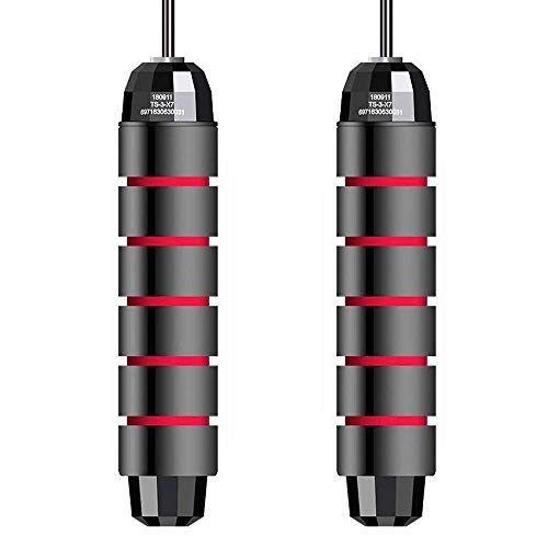HOOMBOOM Jump Rope Ball Bearings TangleFree Rapid Speed Cable Skipping Rope Adjustable Jumping Ropes for Men Women and Kid HOOMBOOM Jump Rope Ball Bearings TangleFree Rapid Speed Cable Skipping Rope Adjustable Jumping Ropes for Men Women and Kid