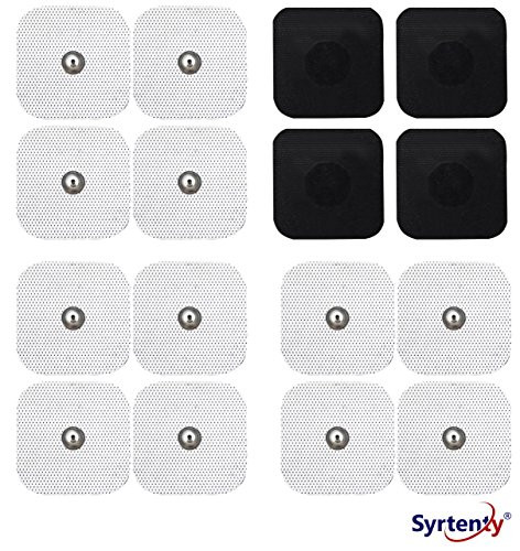 Syrtenty TENS Unit Pads 2x2 16 pcs SNAP Electrodes