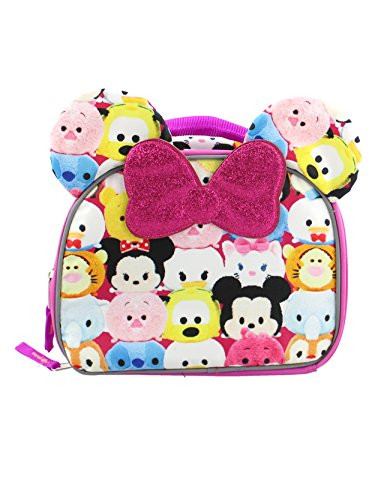Tsum Tsum Girls Soft Lunch Box (One Size, Pink/Multi)