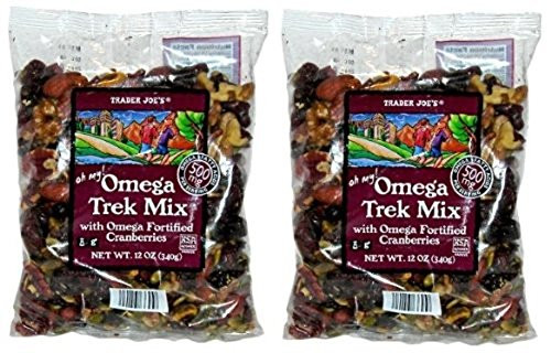 Trader Joes Omega Trek Mix with Omega 3 Fortified Cranberries 2 pack Trader Joes Omega Trek Mix with Omega 3 Fortified Cranberries 2 pack