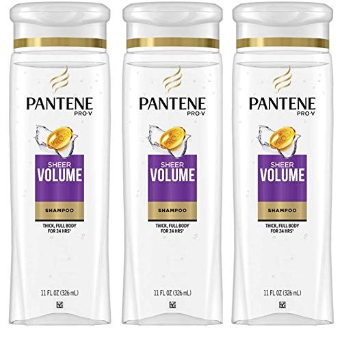 Pantene ProV Sheer Volume Thick Full Body Shampoo 126 oz Pack of 3