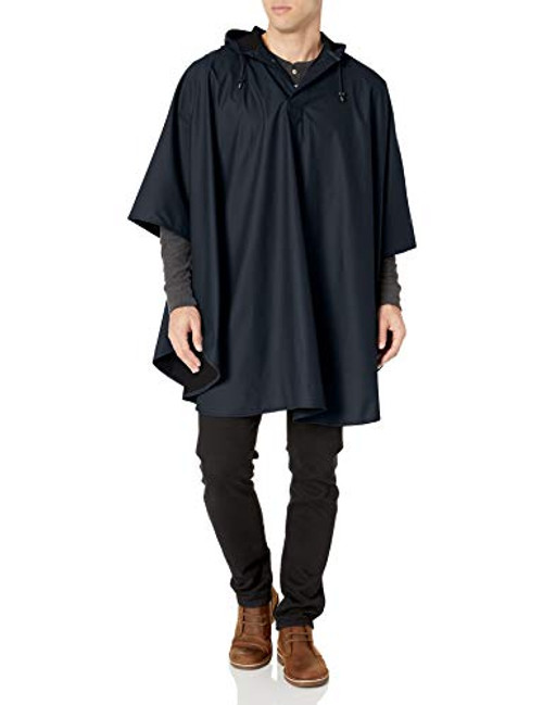 Charles River Apparel Pacific Rain Poncho Navy One Size