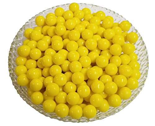 Mini Gumballs 05 Inch Yellow 2 Pound