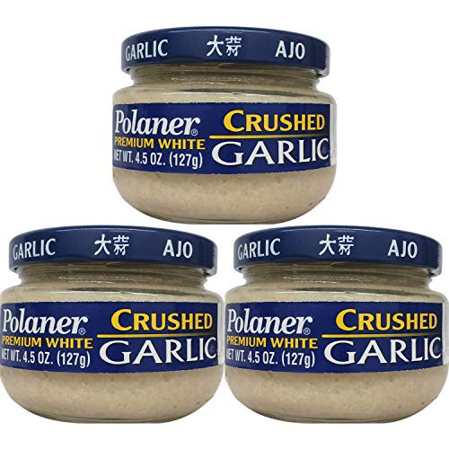 Polaner Premium White Crushed Garlic 45 Oz Pk Of 3