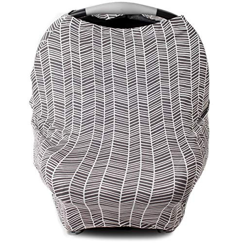 Car Seat Cover for Babies Nursing Cover Carseat Canopy  Herringbone