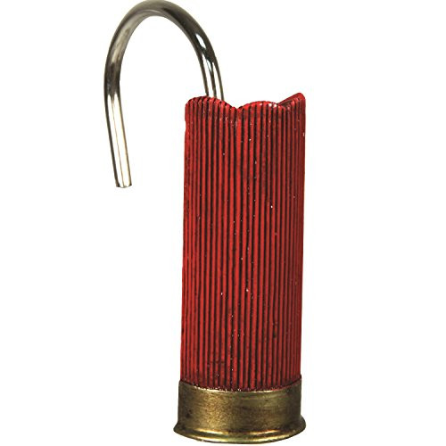 Rivers Edge Shot Shell Shower Curtain Hook Set 646
