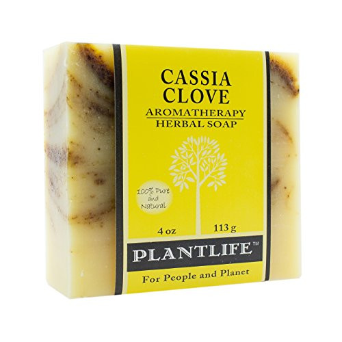 PLANTLIFE Cassia Clove Aromatherapy Soap Bar 4 OZ PLANTLIFE Cassia Clove Aromatherapy Soap Bar 4 OZ