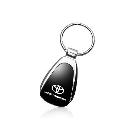 Au-Tomotive Gold, INC. Toyota Land Cruiser Black Tear Drop Key Chain