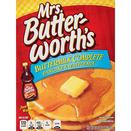 Mrs Butterworth Complete Pancake Mix Buttermilk 32 oz