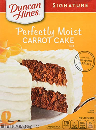 Duncan Hines Signature Perfectly Moist Carrot Cake Mix 1525 Oz