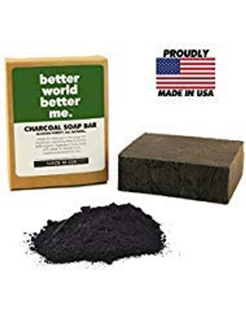 Activated Charcoal Soap Bar Alaskan Forest Scent 100 NATURAL MADE IN USA Face Soap or Body Soap For Men Women Teens Chemical Free 45oz Bar 1 Bar Activated Charcoal Soap Bar Alaskan Forest Scent 100 NATURAL MADE IN USA Face Soap or Body Soap For Men Women Teens Chemical Free 45oz Bar 1 Bar