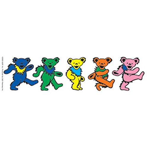 CD Visionary Grateful Dead  Dancing Bears Sticker S3025C