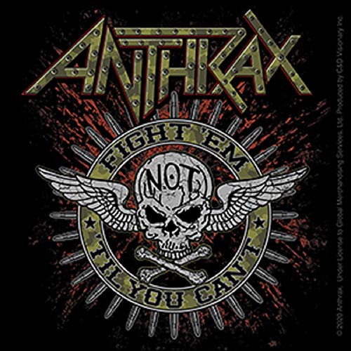 CD Visionary Anthrax Military Circle Sticker Multi Color