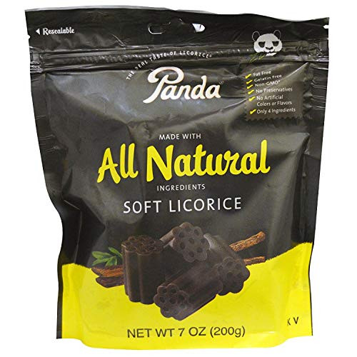 Panda All Natural Soft Licorice 7 Oz Pack of 2