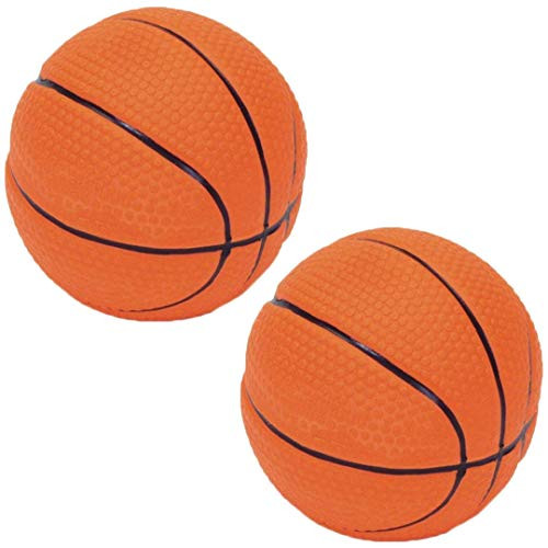 Coastal Pet Rascals 25 Latex Basketball Dog Toy with Squeaker 2Units Coastal Pet Rascals 25 Latex Basketball Dog Toy with Squeaker 2Units