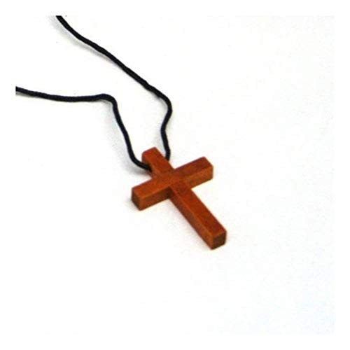 Fun Express  Wooden Cross Necklaces 4Pack of 12