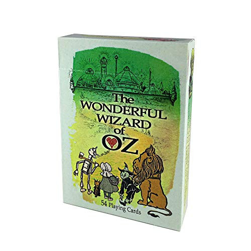Rodaruus Wizard of Oz Playing Cards Full 54 PokerSize Card Deck Green