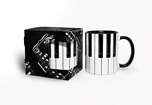 Music Mug Piano Keys Mug Piano Keyboard Mug Musician Mug Music Teacher Gift