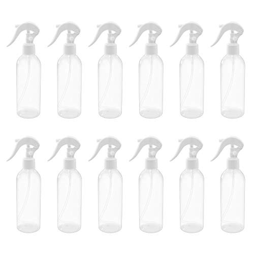 TrendBox 250ml  845oz Plastic Empty Refillable Mist Spray Bottles  12 Pack
