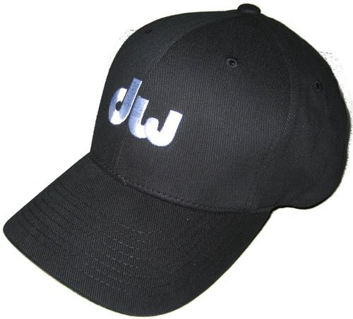 DW Drum Workshop Flex Fit Hat Black with White Embroidered DW Logo SM DW Drum Workshop Flex Fit Hat Black with White Embroidered DW Logo SM