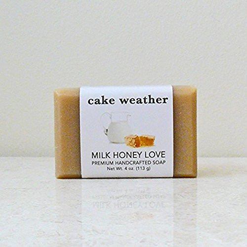 MILK HONEY LOVE  Goat Milk  Honey Natural Handcrafted Soap 4oz  Made in USA Enriched with Nourishing Ingredients Sensitive SkinFriendly
