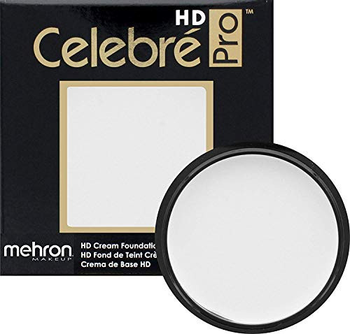 Mehron Makeup Celebre ProHD Cream Face  Body Makeup 9 oz WHITE