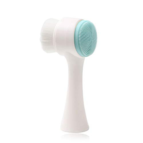 Face Brush Manual Facial Cleansing Brush And Pore Cleansing Manual Dual Face Brush For Sensitive Delicate Dry Skin Blue Face Brush Manual Facial Cleansing Brush And Pore Cleansing Manual Dual Face Brush For Sensitive Delicate Dry Skin Blue