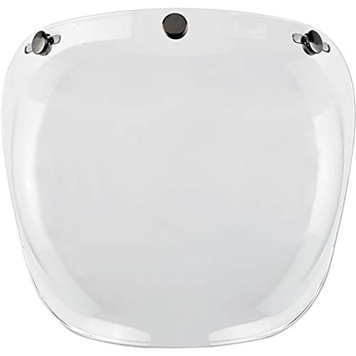 Biltwell Bubble AntiFog Shield Street Motorcycle Helmet Accessories  ClearOne Size