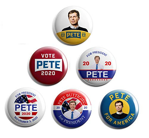 Pete Buttigieg Campaign Buttons PETESEAAAALL