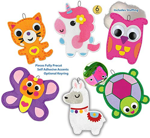 DIY Kit My First Sewing Kit for Kids Girls Boys Preschool Sewing Kits Projects Animal Sewing Kits for Kids Craft Kits for Kids Sewing Kit Art Projects for Kids Felt Animals Sewing for Beginners 6 Pk DIY Kit My First Sewing Kit for Kids Girls Boys Preschool Sewing Kits Projects Animal Sewing Kits for Kids Craft Kits for Kids Sewing Kit Art Projects for Kids Felt Animals Sewing for Beginners 6 Pk