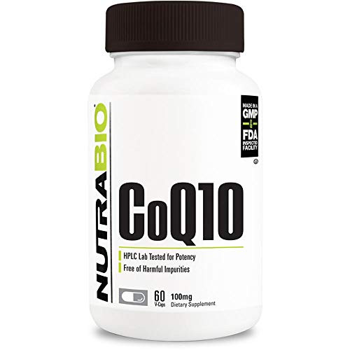 NutraBio CoQ10 Dietary Supplement 60 Capsules 100mg