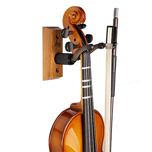 String Swing Hardwood Home  Studio Hanger  for Small Violins  Cherry