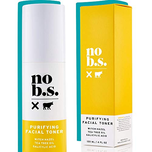 No BS Salicylic Acid Facial Toner with Witch Hazel Lavender and Tea Tree Oil  Pore Minimizer Clarifying Acne Treatment