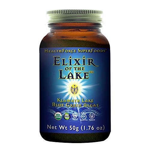 HealthForce SuperFoods Elixir of The Lake Powder  50 Grams  Klamath Lake Blue Green Algae Supplement Supports Endorphin Production  Mood  Organic Vegan Gluten Free  25 Servings HealthForce SuperFoods Elixir of The Lake Powder  50 Grams  Klamath Lake Blue Green Algae Supplement Supports Endorphin Production  Mood  Organic Vegan Gluten Free  25 Servings