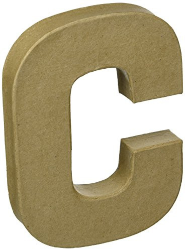 Darice 2862C Paper Mache Letter 8Inx55In One Size Natural
