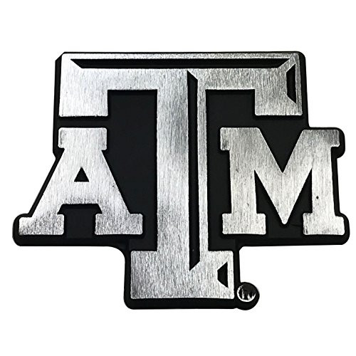 NCAA Collegiate Metal Auto Emblem (New Brushed Matte Style) (Texas A&M)